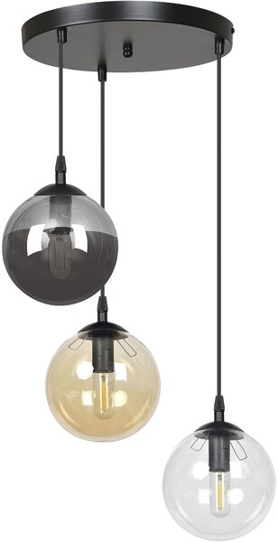 Emibig modern függeszték cosmo fekete emi714/3prem