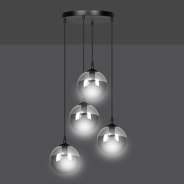 Emibig modern függeszték cosmo fekete grafit emi712/4prem