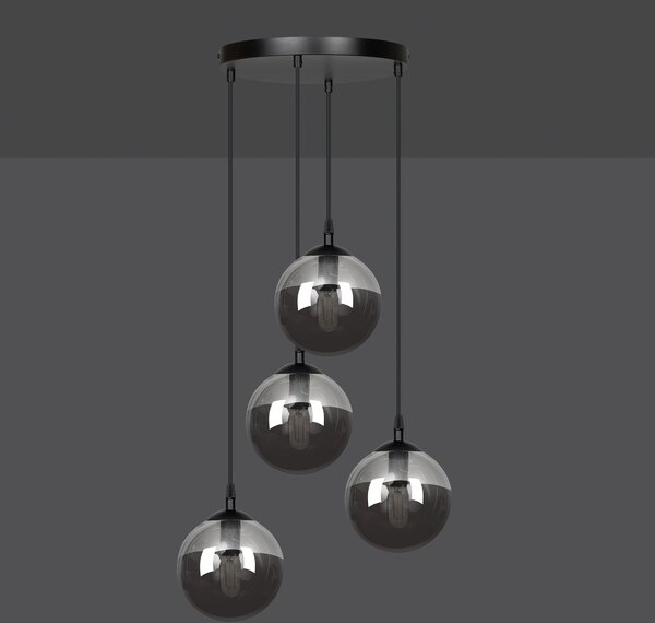 Emibig modern függeszték cosmo fekete grafit emi712/4prem