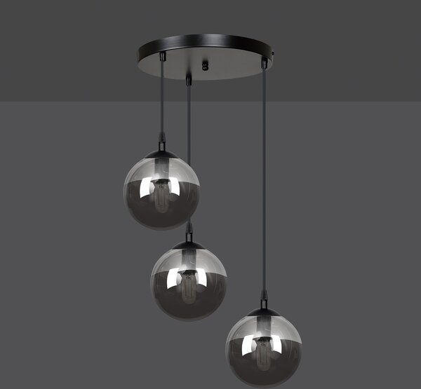 Emibig modern függeszték cosmo fekete grafit emi712/3prem