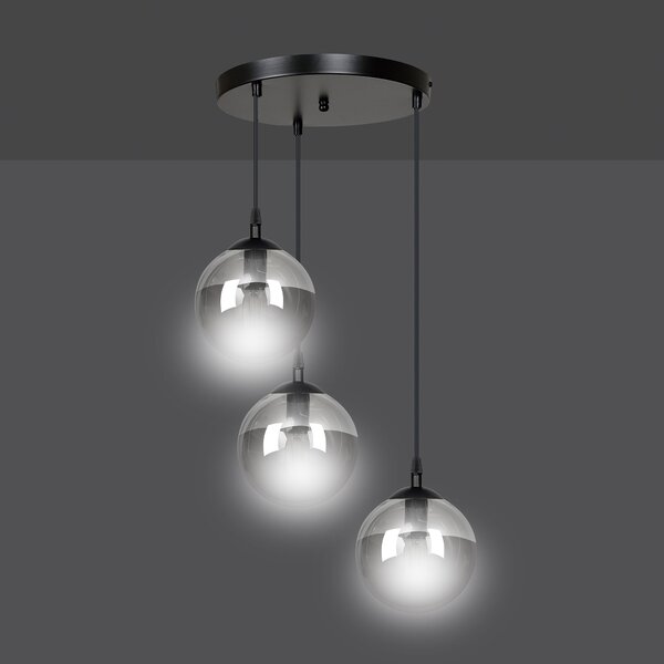 Emibig modern függeszték cosmo fekete grafit emi712/3prem