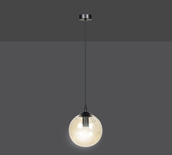 Emibig modern függeszték cosmo borostyán fekete emi713/1