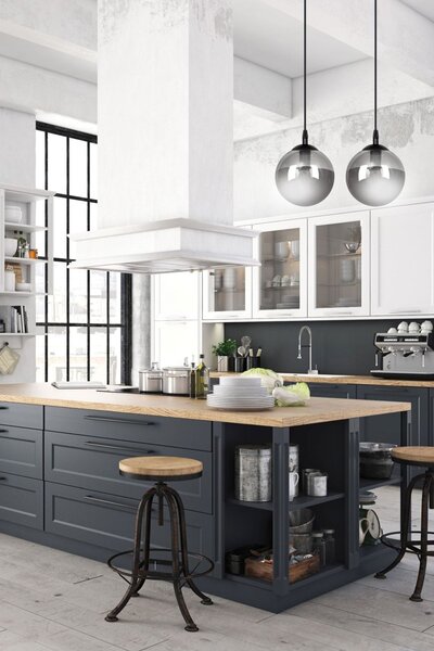 Emibig modern függeszték cosmo fekete grafit emi712/2