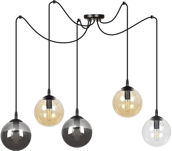Emibig modern függeszték gigi fekete emi939/5