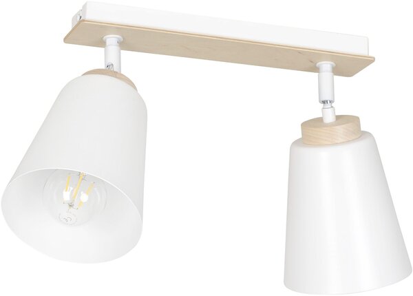 Emibig modern skandináv spot lámpa atlas fehér emi724/2