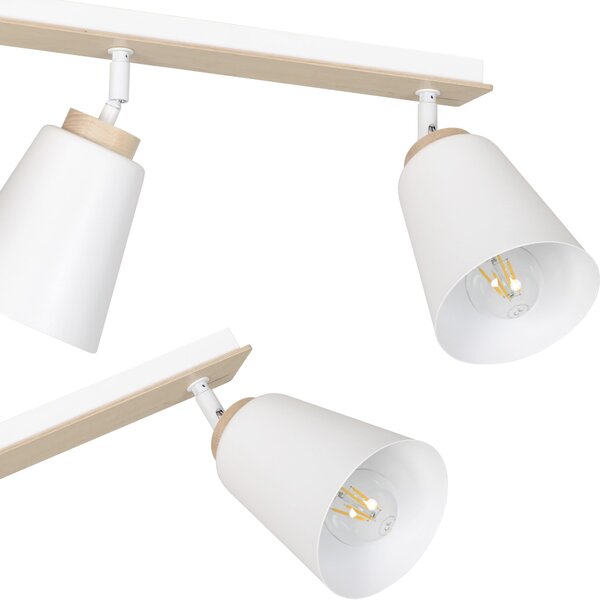 Emibig modern skandináv spot lámpa atlas fehér emi724/2
