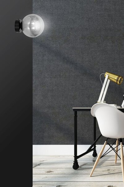 Emibig modern fali lámpa rossi fekete grafit emi875/k1