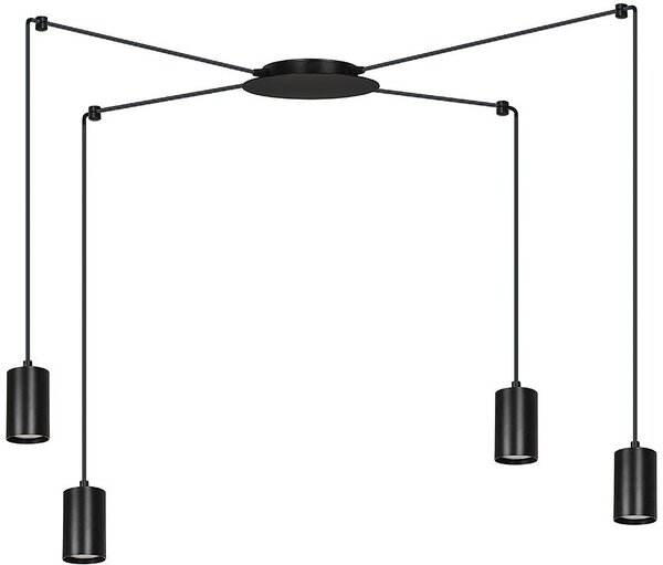 Emibig modern függeszték traker fekete emi524/4