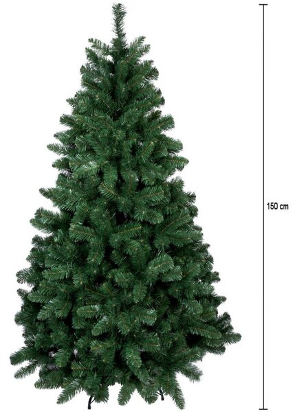 MagicHome Arthur Deluxe műfenyő, extra vastag, 150cm, fém állvány