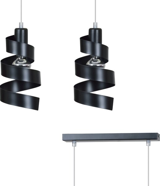 Emibig modern függeszték saga fekete emi352/2