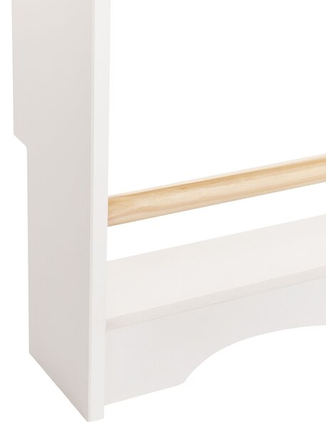 Fali könyvespolc LILOET 100 cm Fehér