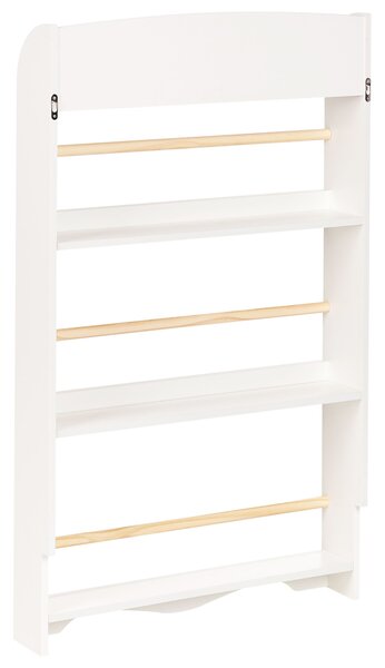 Fali könyvespolc LILOET 100 cm Fehér