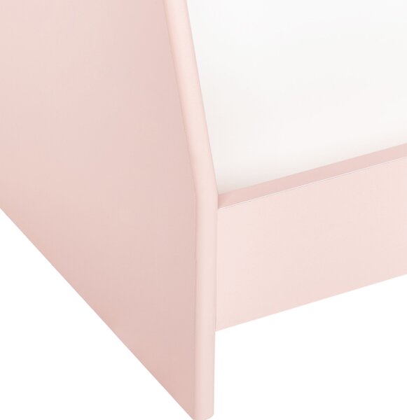 Négyszintes könyvespolc LILOET 70 cm Pasztellrózsaszín