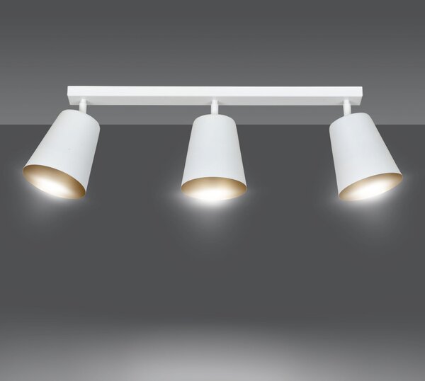 Emibig modern skandináv spot lámpa prism fehér emi407/3