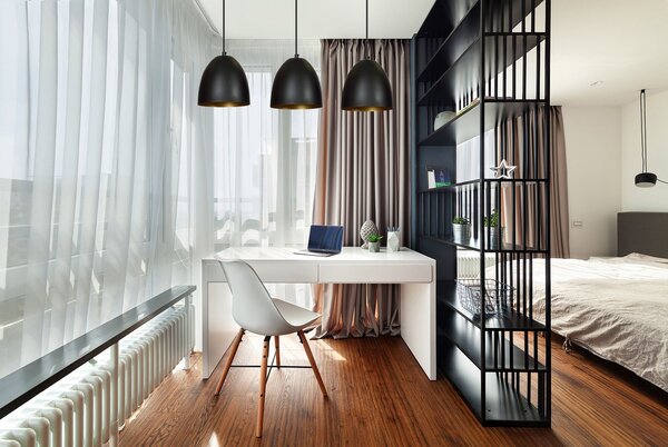 Emibig modern skandináv függeszték lenox fekete emi410/3
