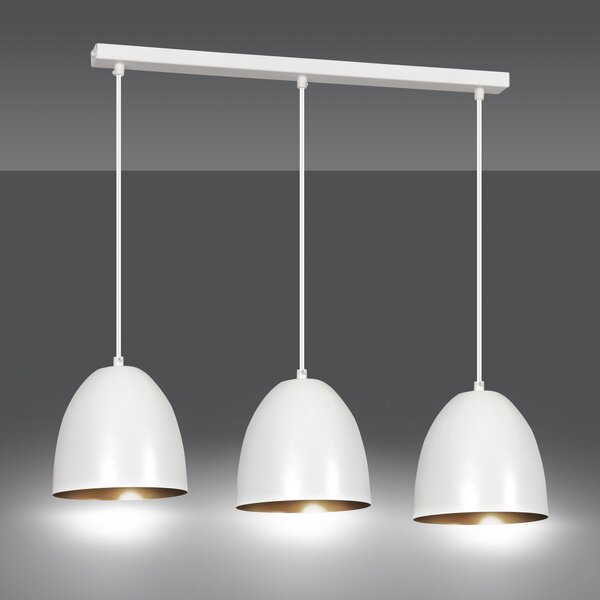 Emibig modern skandináv függeszték lenox fehér emi411/3