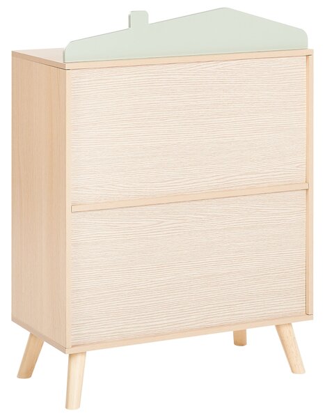 Polcrendszer LACKEY 86 cm Világoszöld