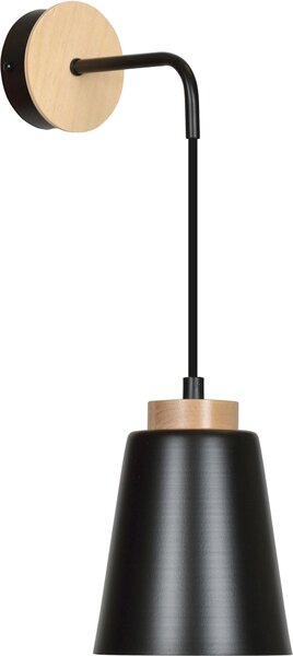 Emibig modern skandináv fali lámpa bolero fekete emi442/k1