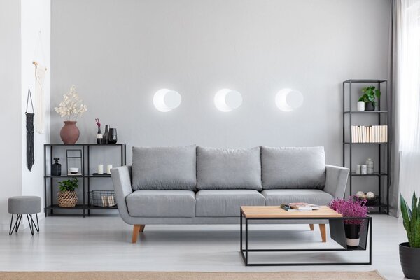 Emibig modern fali lámpa circle fehér emi972/1
