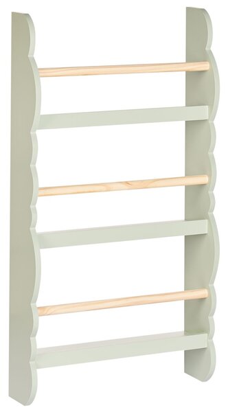 Fali könyvespolc RIGOLET 80 cm Világoszöld