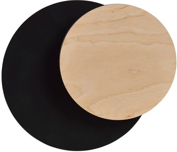 Emibig modern fali lámpa circle fekete emi970/2