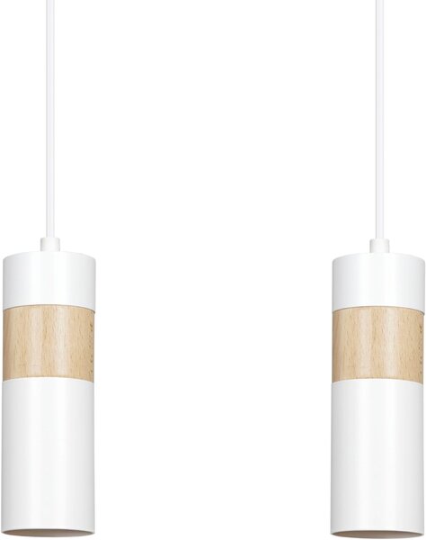 Emibig modern skandináv függeszték akari fehér emi733/2