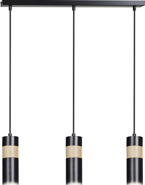 Emibig modern skandináv függeszték akari fekete emi732/3