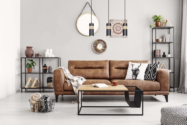 Emibig modern skandináv függeszték akari fekete emi732/3