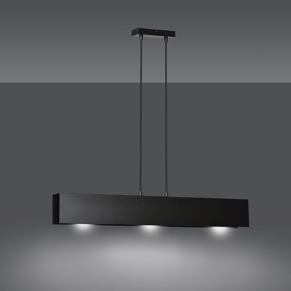 Emibig modern függeszték gentor fekete emi672/3