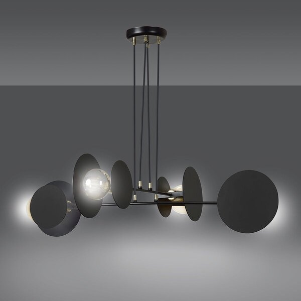 Emibig modern függeszték idea fekete emi792/4