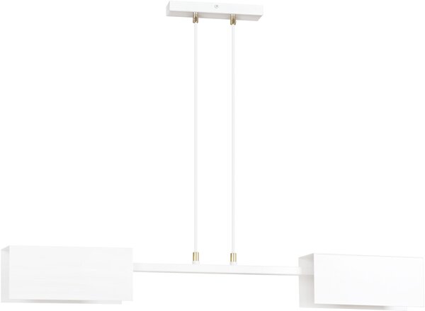 Emibig modern függeszték tolos fehér arany emi634/2