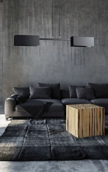 Emibig modern függeszték tolos fekete arany emi633/2