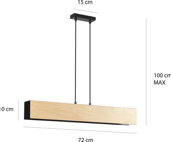 Emibig modern skandináv függeszték carlo fehér emi611/3