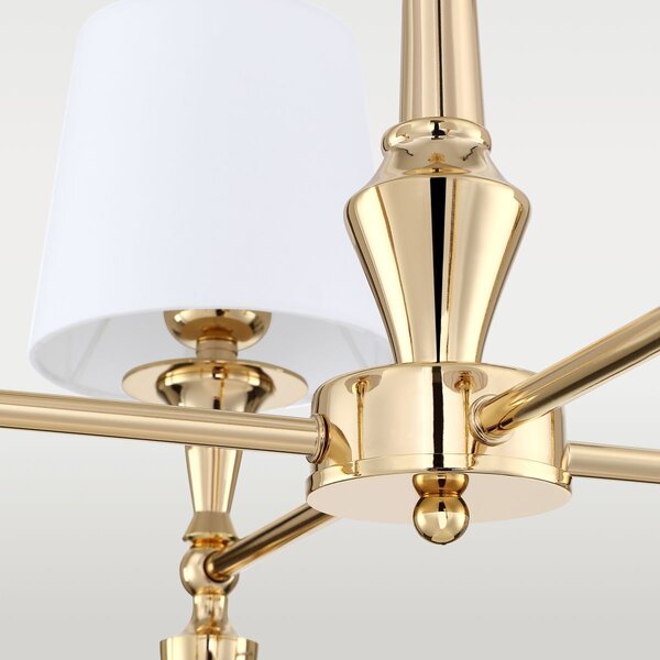 Cosmolight klasszikus csillár austin arany cosp04142au-wh
