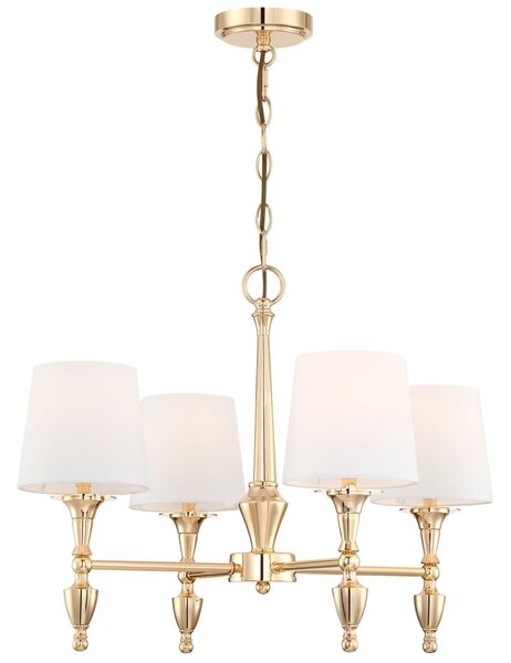 Cosmolight klasszikus csillár austin arany cosp04142au-wh