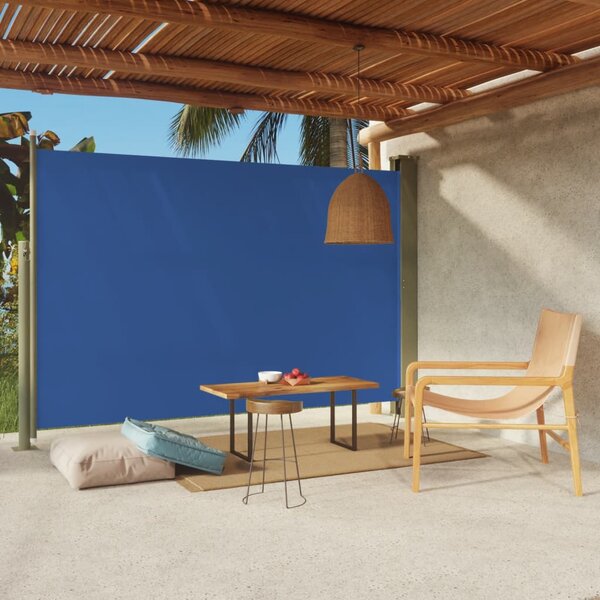 VidaXL kék behúzható oldalsó terasznapellenző 200 x 300 cm
