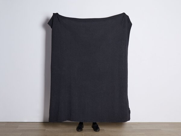 Takaró ASAKA Pamut 130 x 180 cm Sötétszürke