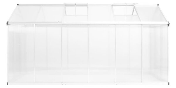 Alumínium melegház 362 x 190 x 195 cm 13,41 m³