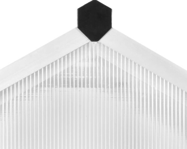 Alumínium melegház 362 x 190 x 195 cm 13,41 m³