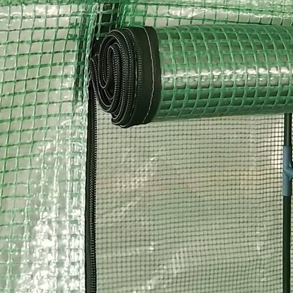 0,5 m²-es acélvázas melegház 1 x 0,5 x 1,9 m