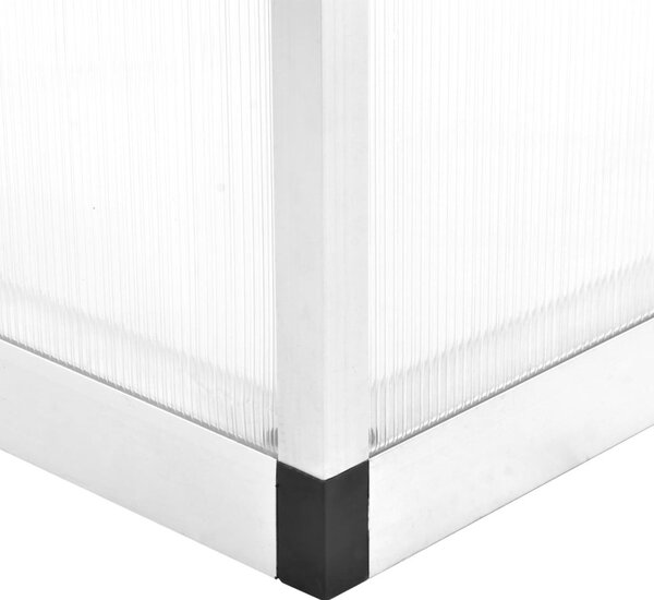 Alumínium melegház 362 x 190 x 195 cm 13,41 m³