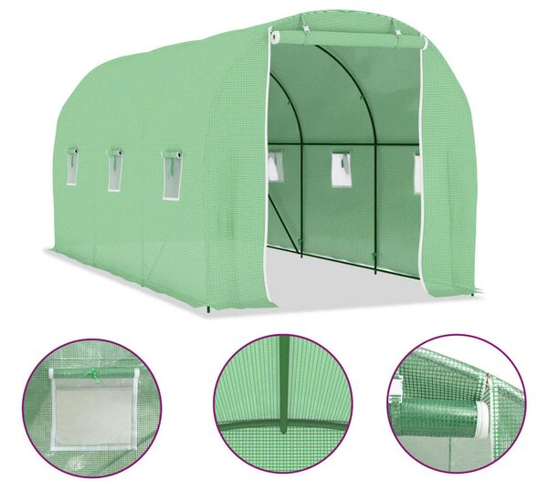 Melegház 9 m² 4,5 x 2 x 2 m