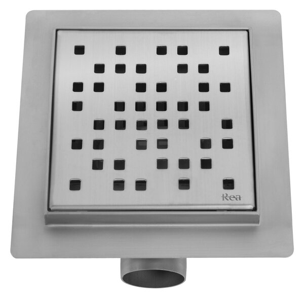 Rea, Vízelvezető csatorna REA DOTS 120x120 Nikkelkefe, REA-G6202