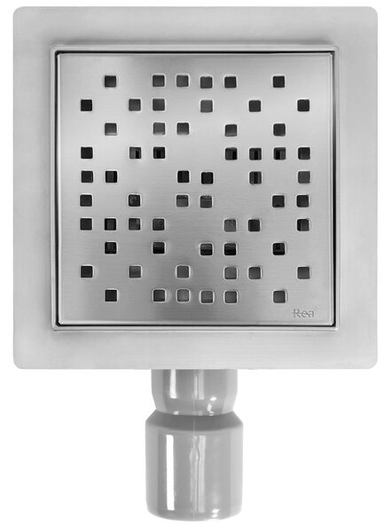 Rea, Vízelvezető csatorna REA DOTS 150x150 Nikkelkefe, REA-G6203