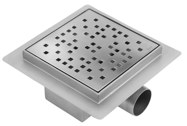 Rea, Vízelvezető csatorna REA DOTS 150x150 Nikkelkefe, REA-G6203