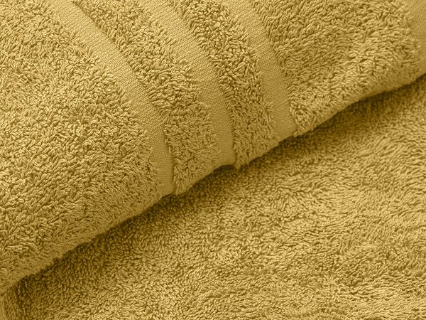 CLASSIC COLOR törölköző 50 x 100 cm mustárszínű, 100% pamut