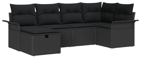 Kerti Kanapé Szett 6 db Poli rattan