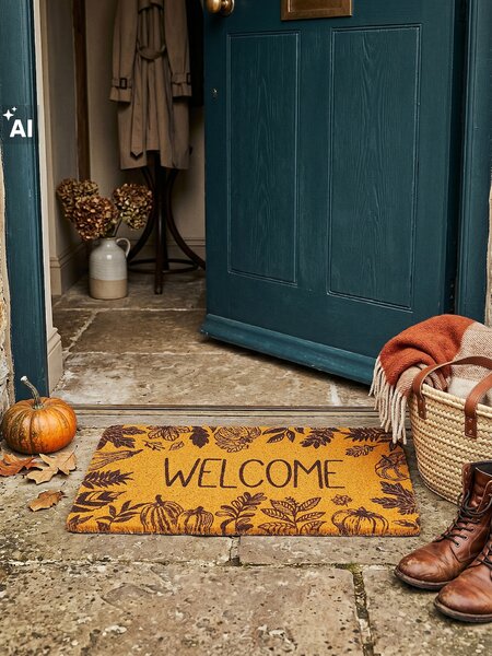 Sinsay - Lábtörlő Welcome felirattal - búzaszínű