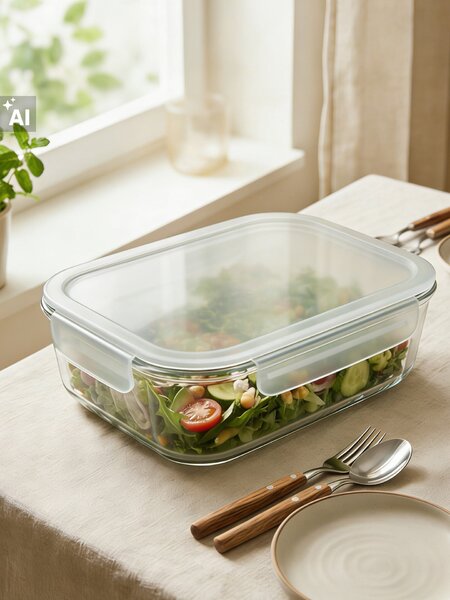 Sinsay - Átlátszó lunch box fedéllel - clear