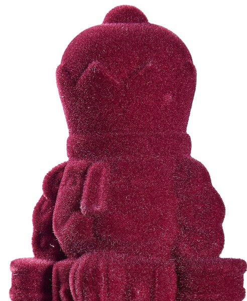 X-MAS diótörő 30 cm , bordó